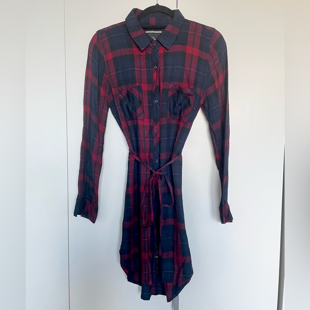 Rails Plaid Shirtdress